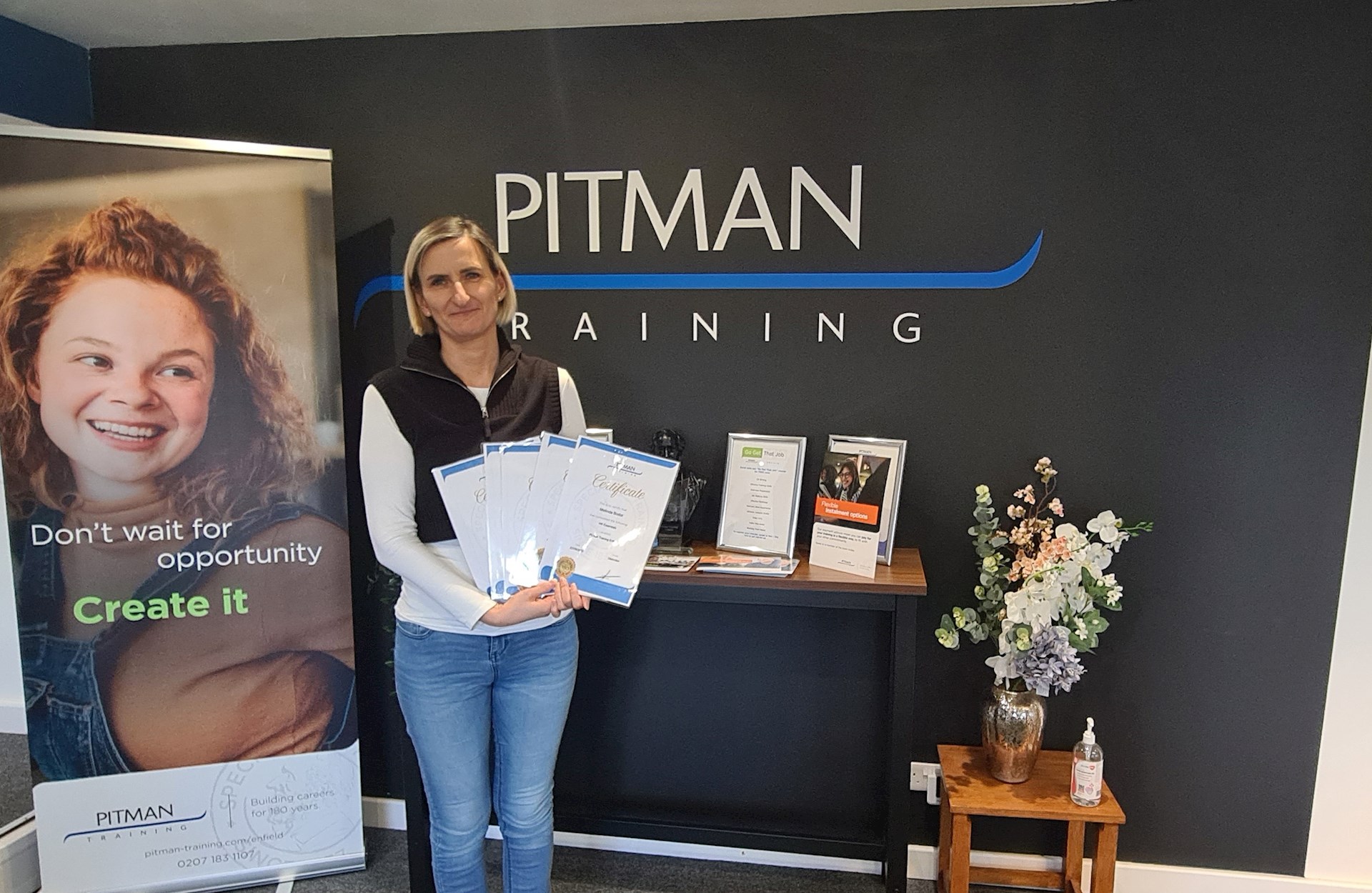 Pitman Training Gives Student the Confidence to Transition Into New Career